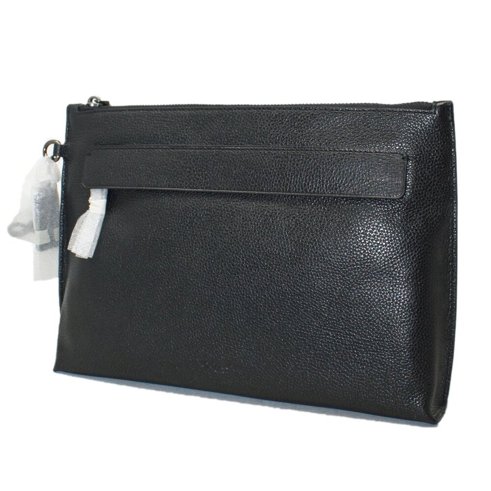 NWOT Coach F28614 Large UNISEX Carry All Travel Pouch Black